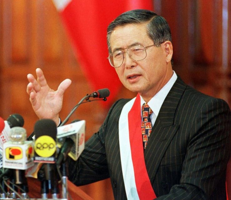 Japanese-born Alberto Fujimori